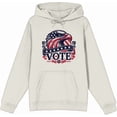 thumbnail image 4 of American Eagle Vote Adult Sand Long Sleeve Hoodie-Medium, 4 of 6