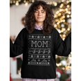 thumbnail image 5 of Tstars Women's Funny Christmas Sweatshirt Gift for Mom, Holiday Humor Xmas Party Shirt, 5 of 7