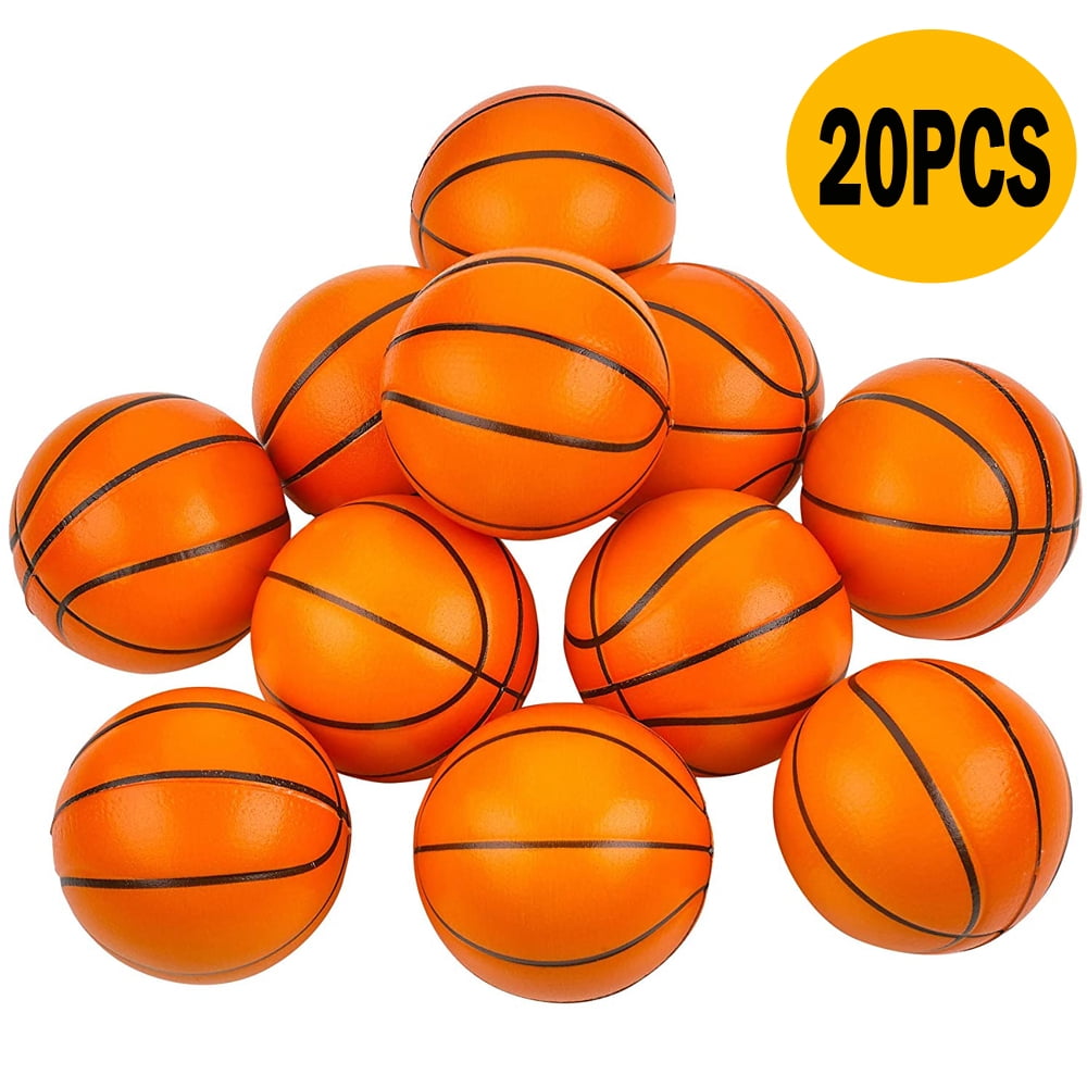 Mini Basketball Stress Balls 20 Pcs Pack,2.5” Inch Mini Basketballs for Kids,Small Basketball