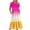 Multicolor-E, variant on Penkiiy Women's Summer Gradient Print Casual Short Sleeve Crewneck Basic Swing T Shirt Dress Flowy Beach Vacation Sundress 2XL Multicolor