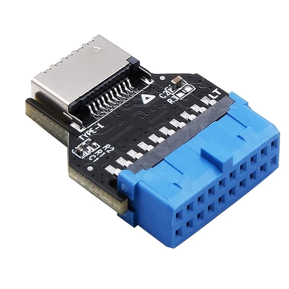 USB Header Adapter Riser USB 3.0 19Pin to USB 3.2 Type E 20Pin Converter Chassis F G11055
