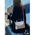thumbnail image 4 of Kukuzhu Crossbody Bag Women Straw Purse Fashion Shoulder Tote Bag Handbags Bucket Bag Summer 2023, 4 of 6