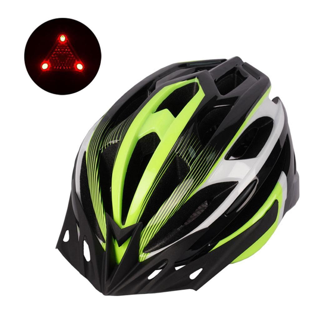 Casque de Vélo avec Lumière Arrière Led Casque de Vélo de Montagne Route pour Hommes Femmes