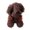 Brown-BW, variant on Simulation Dog Plush Toy Poodle Stuffed Doll Keychain Ring Pendant Soft Cute Decoration Christmas Gift for Age 3 to Adult 4.72in