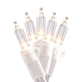thumbnail image 2 of Indoor/Outdoor 300-Count LED Mini Christmas String Lights, Warm White, White Wire, 62.3', by Holiday Time, 2 of 8