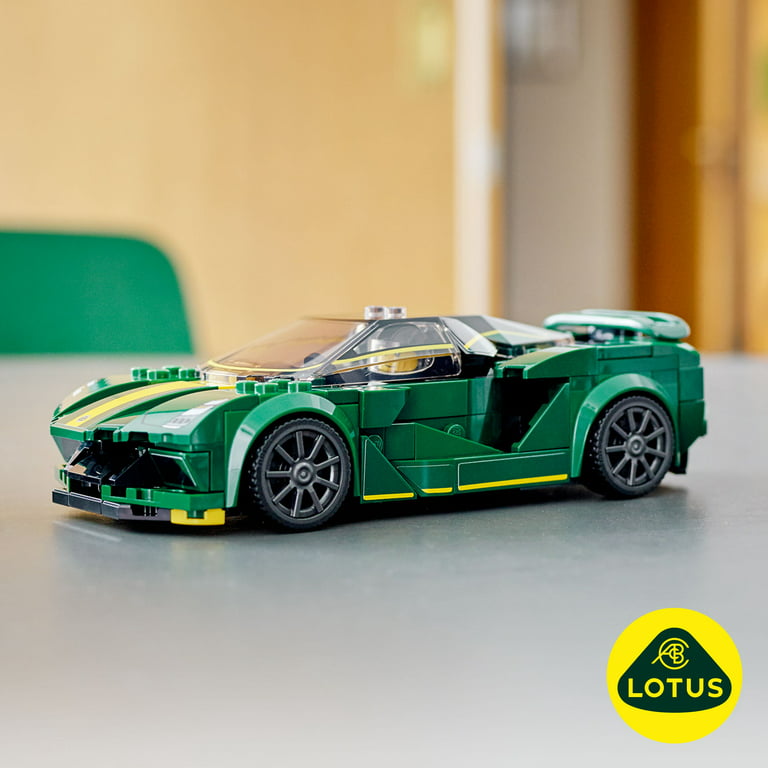 Rejse salami Fortolke LEGO Speed Champions Lotus Evija 76907 Race Car Toy Model for Kids,  Collectible Set with Racing Driver Minifigure - Walmart.com
