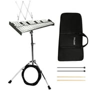 Tolead 32 Notes Glockenspiel Bell Percussion Xylophone Instruments Kit with Bag