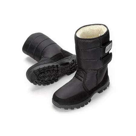 

Colisha Mens Snow Boots Mid Calf Warm Boot Magnetic Waterproof Booties Outdoor Lightweight Hiking Bootie Plush Lined Winter Shoes Black 7