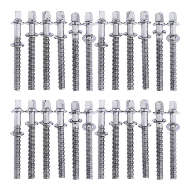 24 x NUEVAS varillas de tensión de tambor de 60 mm x 5 mm con arandela