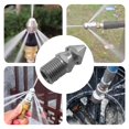 thumbnail image 6 of Sewer Jetter Nozzle Sewer Cleaning Nozzle Drain Jet Nozzle Stainless Steel Material for Plumbers Home, 6 of 9