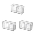 thumbnail image 3 of Matsuzay Organizador de baño ABS para necesidades Caja impermeable Caja de pared de baño para acceso diario Almacenamiento de suministros Type1 NO1, 3 of 6