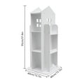 thumbnail image 2 of Freestanding Storage Organizer, Holder Book Rack for Kids&Adults, Multi-Functional Bookshelf Organizer Rotating Bookshelf, 360 Display Floor Standing Bookcase, Spinning Shelf Storage Rack, 2 of 26