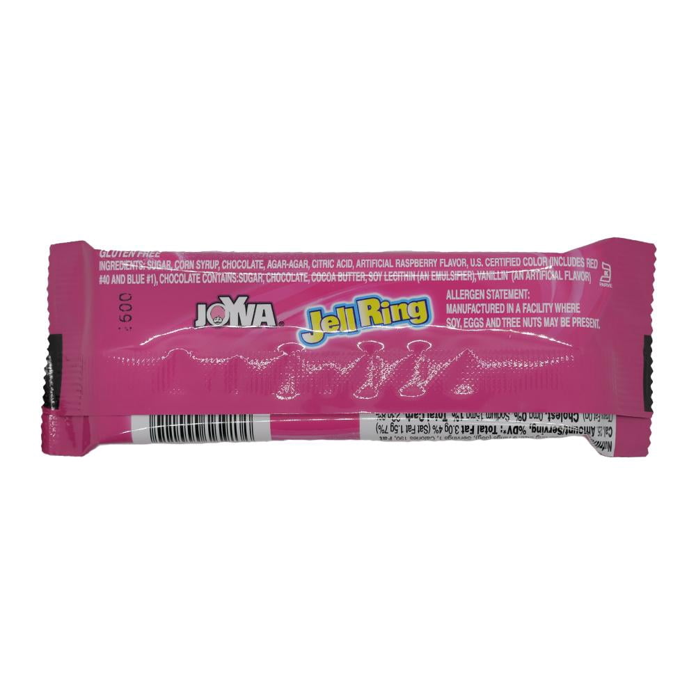 Joyva Jell Ring Chocolate Covered Raspberry Jelly Rings 3-Pack