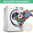 thumbnail image 6 of Pioneer Flower Floral Print Pattern Square Tablecloth, Waterproof Wipeable Spillproof Washable Table Cover for Home Kitchen Party Decor, 60"x60", 6 of 6
