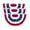 AFB-3PCS, variant on 2 x 4 Ft American Fan Bunting for Outside American Pleated Fan Flag American Flag Bunting Patriotic Decorations Bunting Flags for Outdoor Yard Party,Memorial Day Decorations Flags- 4 Pack