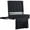 Black, variant on Edx Stadium seats, with cushioned steps, back support, portable, dimensions of 17 inches wide x 12 inches deep x 16 inches high, two sets, black