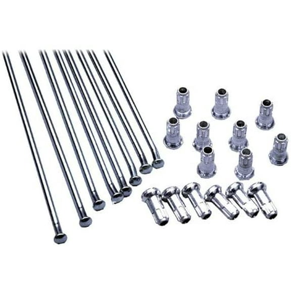 Excel Colorworks MX Front Spoke and Nipple Set Stainless 21 x 1.60 (XS9-22217)