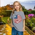 thumbnail image 6 of CFLVAEK 4th of July T Shirts for Kids Funny American Flag Baseball Graphic Tees Short Sleeve Crewneck Cotton Tshirt Indenpendence Day Patriotic Tops 4 Years, 6 of 10