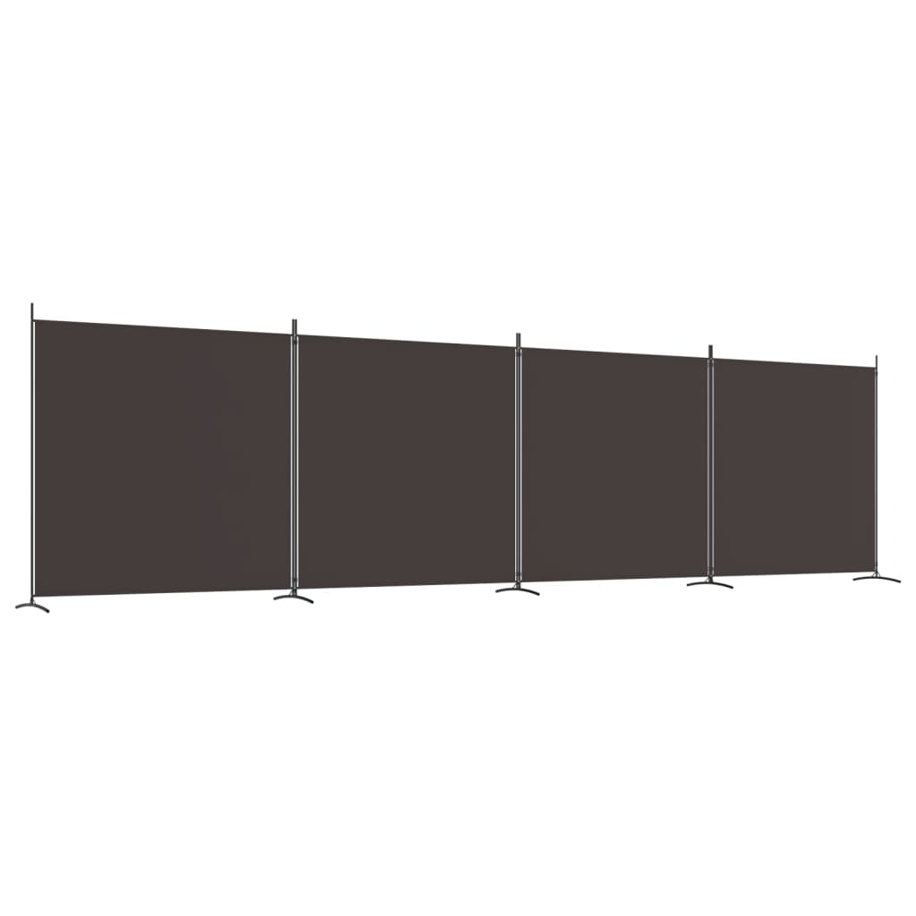 vidaXL Room Divider Folding Wall Partition Privacy Screen for Office Fabric