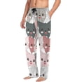 thumbnail image 5 of FREEAMG Cat Cotton Pajama Pant for Men, Super Soft Lightweight Lounge Pajama Bottoms Drawstring Sleepwear Pant with 2 Pockets, 5 of 7