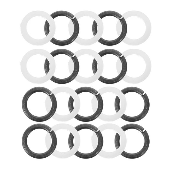 BESTOYARD 20Pairs Portable Guitar Tuner Spacer Small Tuning Peg Washer Assorted Color for Guitar