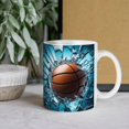 thumbnail image 7 of 3D Basketball Hole In A Glass Wall 3D Coffee Mug-3D Painted Mug,Creative Space Design Multi-Purpose Mug, Cup Gifts For Women Men 11Oz, 7 of 7
