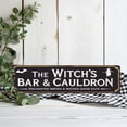 thumbnail image 2 of Rustic Halloween Decorative Sign - ''Black Cat Apothecary'' Metal Sign, 16x4 Inch - Vintage Room Art Sign For Home, Garden, Patio, Yard, Bar or Cafe, Garage Wall Decor, Halloween Decor, 2 of 7