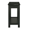 thumbnail image 4 of Furniture of America Umbra 1-Drawer and 1-Shelf Wood Black Sofa Table, 4 of 9