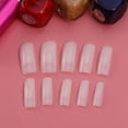 thumbnail image 4 of 500pcs Uñas postizas Color natural Artificial Media cubierta Puntas de uñas postizas, 4 of 4