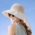 thumbnail image 7 of WKSCLPAI Sun Hat for Women,Outdoor Wide Brim Sun Hat,Fashionable Neck Protection Sun Hat with Wide Shawl,Sun Protection and Breathability, 7 of 7