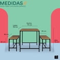 thumbnail image 4 of Mubson Comedor con 2 Taburetes. Antecomedor Naly Beige, 4 of 5