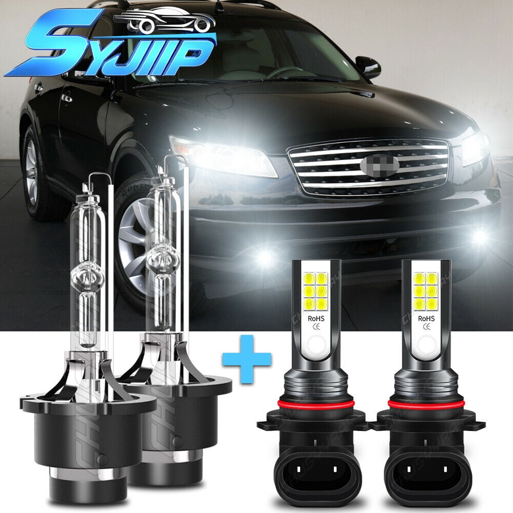 VW Crafter 100w Super White Xenon HID High Main Beam Headlight Bulbs