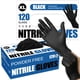 thumbnail image 1 of Guantes Fixwal de Nitrilo Negros XL 120 unidades Sin Látex y Sin Polvo, 1 of 8