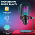 thumbnail image 4 of Micrófono USB ZealSound BKD-12 para iPhone iPad PC con RGB, 4 of 8