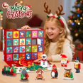 thumbnail image 2 of Juego de imanes navideños para nevera HOGOKIDS 2025 con calendario de adviento, 2 of 9