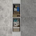 thumbnail image 6 of 71in Tall Bathroom Storage Cabinet, Freestanding Narrow Side Floor Organizer With 2 Doors & 1 Drawer, Bathroom Organizer With 4 Adjustable Shelves For Home Living Room, 6 of 9