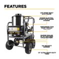 BE Power Equipment 4000 PSI 4.0 GPM Hot Water Gas PW Powerease 420 ...
