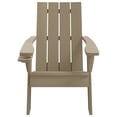 thumbnail image 3 of vidaXL Patio Adirondack Chair Light Brown 29.5"x34.8"x35.2" Polypropylene, 3 of 8