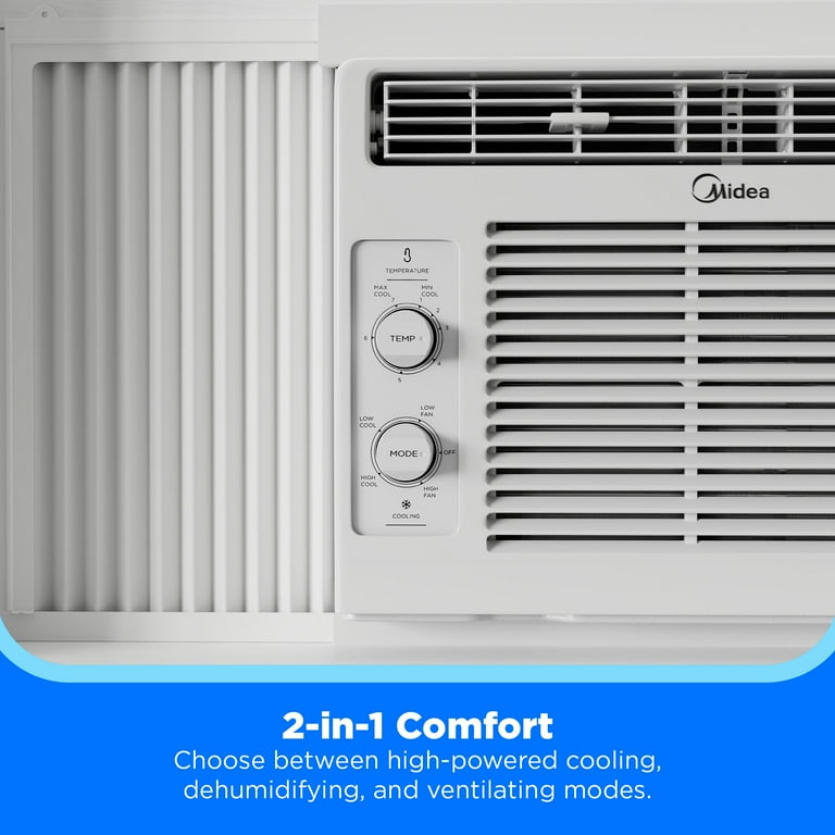 Free Shipping! Midea Window Air Conditioner 5000 BTU 150 sq ft