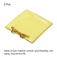thumbnail image 3 of Uxcell Vintage Decorative Rectangle Tray Resin Bow Knot Organizer Dish Plate, Yellow 2 Pack, 3 of 5