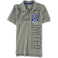 thumbnail image 1 of Ecko Unltd. Polo de rugby Numeral Block para hombre, gris, pequeño, 1 of 1