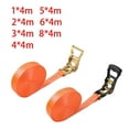 thumbnail image 2 of Tie Down Straps Ratchet Ratcheting Securing Straps Width 4cm Multifunctional Durable Accessories without Hooks for Motorcycles 8 Meters, 2 of 2