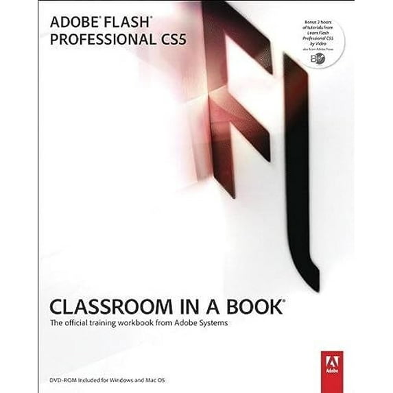 Pre-Owned Adobe Flash Professional CS5 Classroom in a Book: The Official Training Workbook from Adobe Systems (Paperback) 0321701801 9780321701800