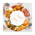thumbnail image 2 of Stainless Steel AirFryer Grill Rack 8 Inch Versatile Square Roasting Grill with Skewers Baking Tray AirFryers Holder, 2 of 8