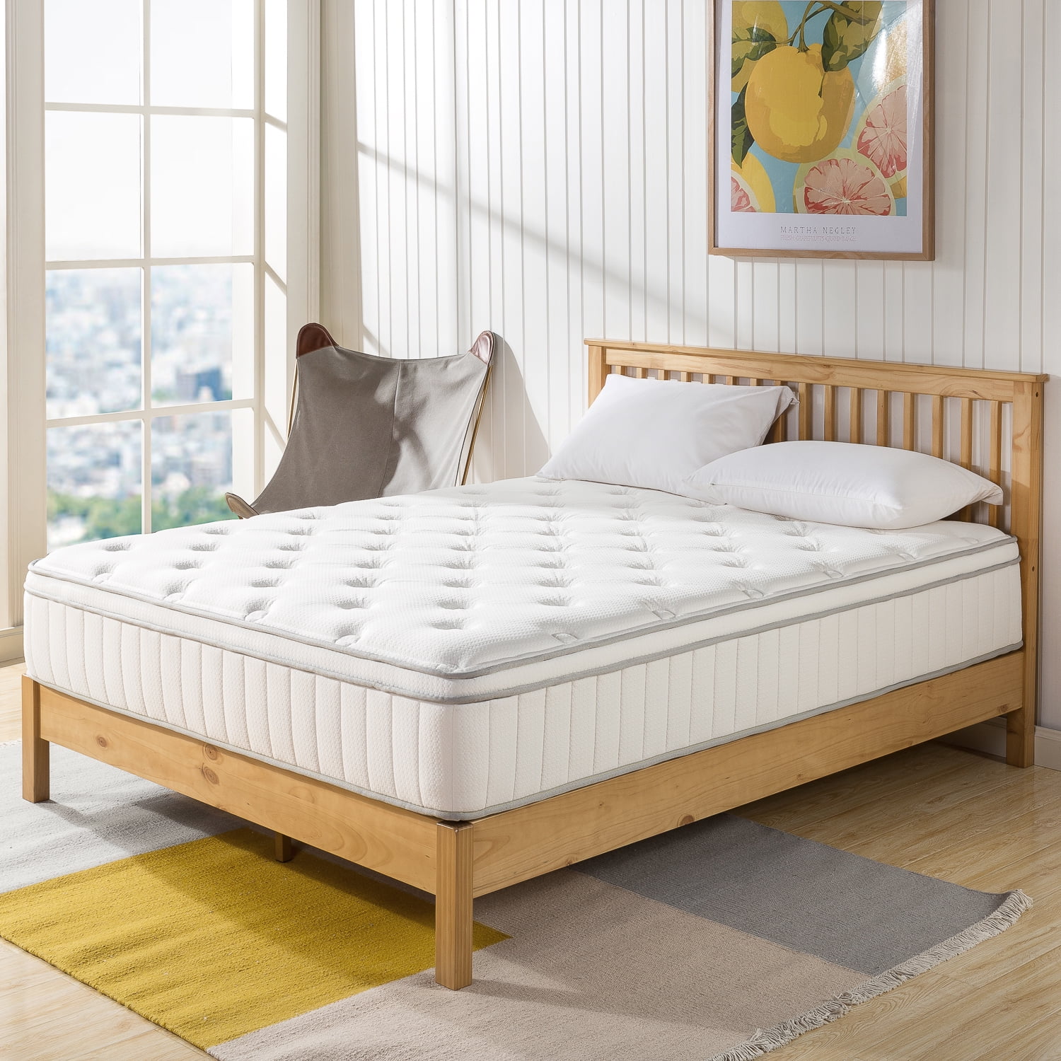 Best Price Mattress 12 Pocket Spring Mattress Twin Walmart 