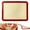 Deep Red, variant on Silicone Baking Mat, Reusable Oven Baking Sheet Non-Stick Mats Cookie Sheet for Making Cookies Macaroons, Bread(Black)