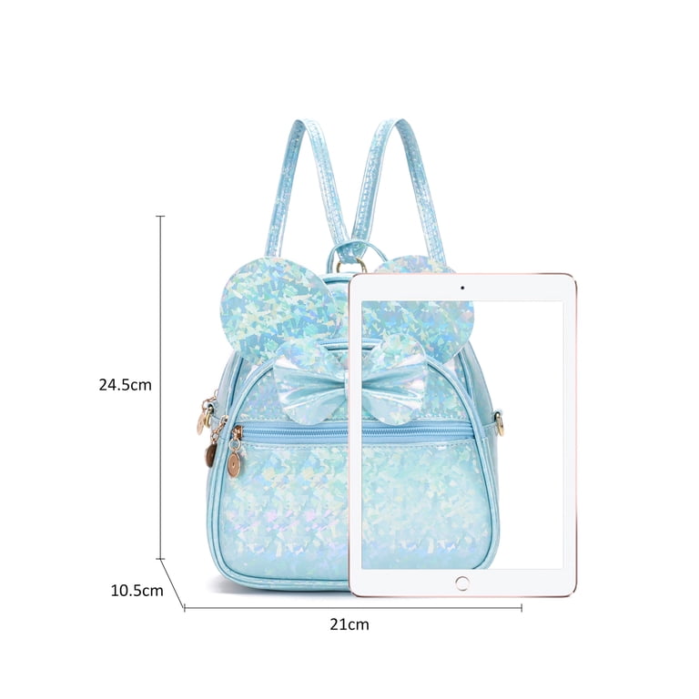 Mini Quilted Vegan Leather Backpack with Bow Detail, 6 Pockets Amazon.com: Marvolia Mini Backpack for Women - Vegan Leather  main image 3