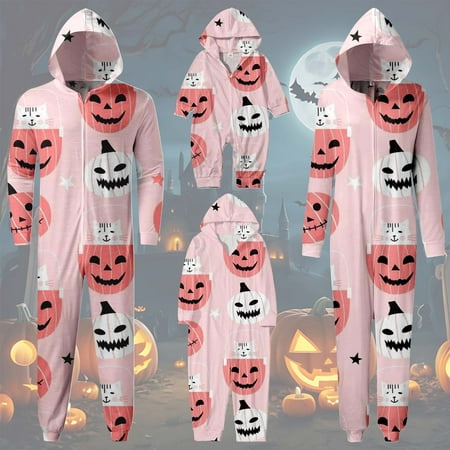 

XUNHAO Matching Halloween Family Outfit & Pumpkin Baby Adorable Infant for Cozy Cuddles & Family Photo Outfits