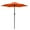 Orange, variant on 7.5 ft Patio Umbrella Outdoor Table Market Umbrella with Push Button Tilt/Crank, 6 Ribs, Black