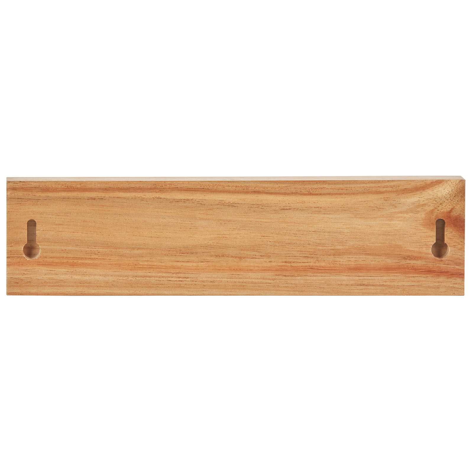 BENTISM 10" Magnetic Knife Storage Holder Wall Mount Knife Strip Acacia Wood